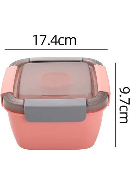 Plastik Öğle Yemeği Kutusu Öğle Yemeği Kutusu, Çatal Sos Kutusu, Mikrodalgada Piknik Kutusu Salata Meyve Koruma-B (Yurt Dışından) fiyatları