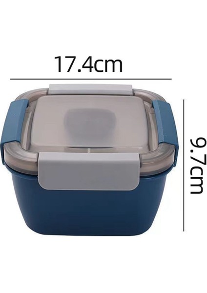 Plastik Öğle Yemeği Kutusu Öğle Yemeği Kutusu, Çatal Sos Kutusu, Mikrodalgada Piknik Kutusu Salata Meyve Koruma-B (Yurt Dışından) modelleri