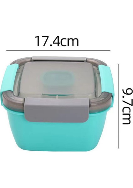 Plastik Öğle Yemeği Kutusu Öğle Yemeği Kutusu, Çatal Sos Kutusu, Mikrodalgada Piknik Kutusu Salata Meyve Koruma-B (Yurt Dışından) fırsatları