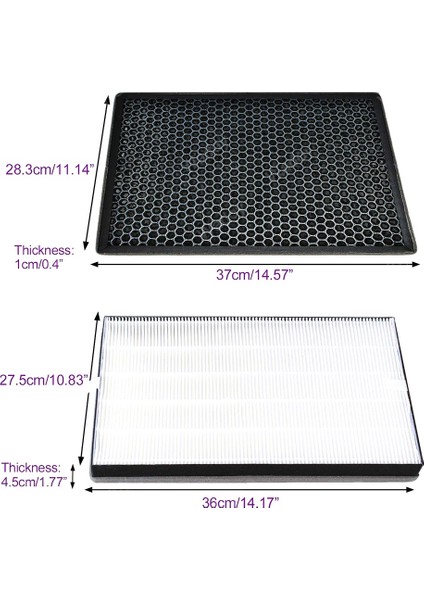 Philips Hava Temizleme Cihazı Serisi 2000 2000I ile Uyumlu Yedek Filtre, AC2889 AC2887 AC2882 Filtresini Değiştirin (Yurt Dışından) indirimleri