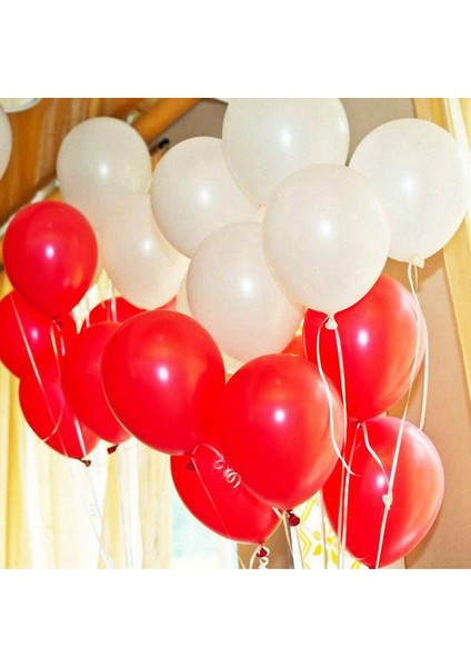 120 Paket Kırmızı Beyaz ve Mavi Balonlar 12 Inç Lateks Parti Balonları Tüm Durumlar Için Mükemmel Parti Doğum Günü Dekorasyonu (Yurt Dışından)