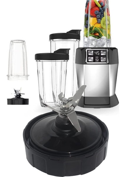 Ninja Blender Için Yedek Parça Montajı 7 Kanatçık, Çıkarıcı Bıçak Blender Fincan Parçaları BL451 BL456 (Yurt Dışından)
