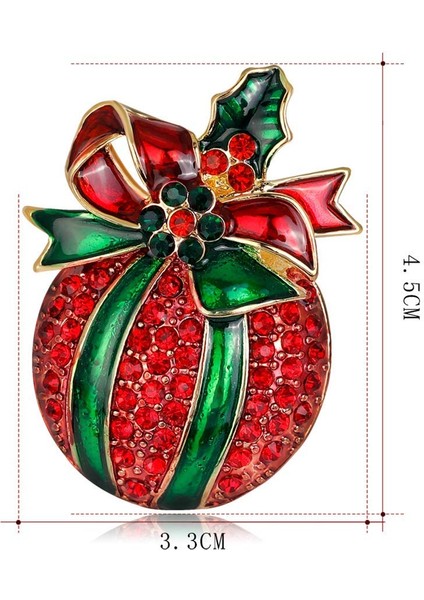 Noel Broş Pins Kış Rhinestone Takı Kadın Hediyeler Takılar (Yurt Dışından) fırsatları
