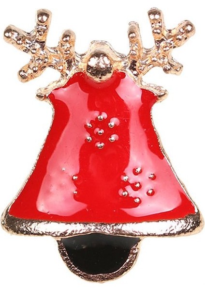 3 Adet Noel Ağacı Kar Tanesi Çan Emaye Broş Pin Rozetleri Giysi Çanta Sırt Çantaları Yaka Pin Seti (Yurt Dışından) fırsatları