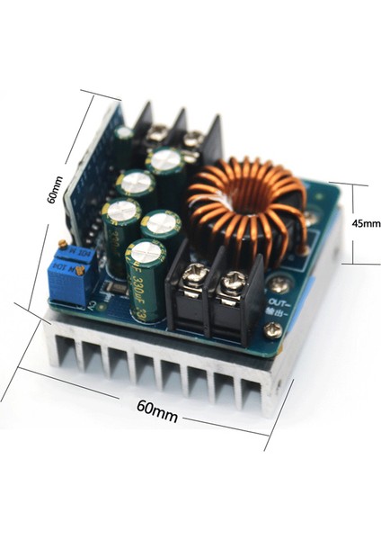 Dc-Dc 400W Yüksek Güçlü Dönüştürücü Dc 10V-60V Sabit Gerilim Sabit Akım Ayarlanabilir (Yurt Dışından)