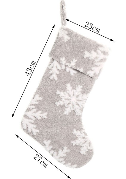 Noel Stocking Kar Tanesi Desen Şeker Çorap Hediye Çantası Noel Ağacı Asılı Dekor Çanta Noel Dekorasyon Için (Yurt Dışından) fiyatları