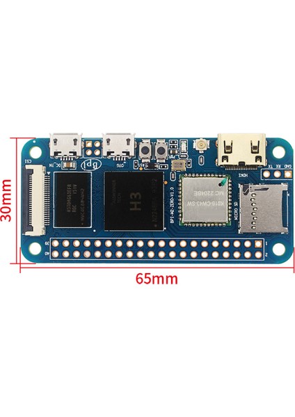 Banana Pi -M2 Sıfır Çekirdekli Tek Kartlı 512MB Geliştirme Kartı Bilgisayarı Alliwnner H2+ Zero W ile Aynı (Yurt Dışından)