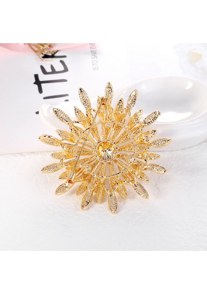 Zarif Vintage Alaşım Bitki Çiçek Broş Pin Kadın Kıyafetleri Aksesuarları Takım Elbise Eşarp Klip Takı Hediyeler (Yurt Dışından) modelleri