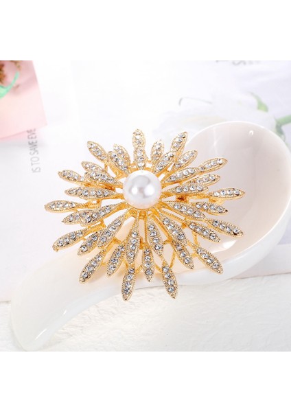 Zarif Vintage Alaşım Bitki Çiçek Broş Pin Kadın Kıyafetleri Aksesuarları Takım Elbise Eşarp Klip Takı Hediyeler (Yurt Dışından) fırsatları