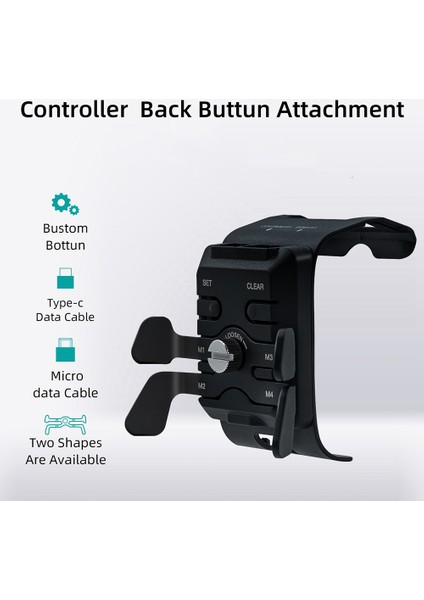 Denetleyici Geri Düğmesi Eklentisi Adaptör Kürekler /x// Denetleyici Gamepad Için Tuşlar Tetikleyici (Yurt Dışından)