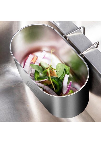 2x 304 Paslanmaz Çelik Mutfak Lavabo Drenaj Sepeti, Bulaşık Lavabo, Asılı Çöp Suyu Filtre Rafı, Filtre Rafı (Yurt Dışından) fiyatları