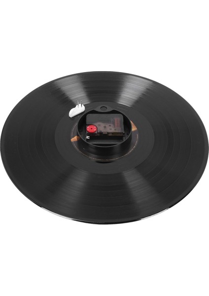 2x Avrupa Retro Nostaljik Ultra Sessiz Saat Vinil Kayıt Kişilik Duvar Saati Cafe Bar Dekoratif Duvar Saati (Yurt Dışından)