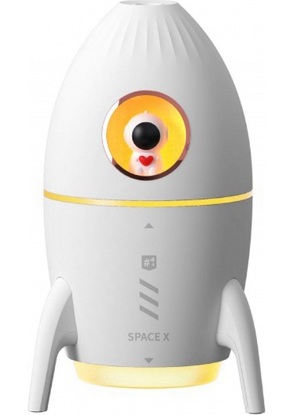 350ML Mini Astronot Hava Temizleme Nemlendirici, Ev Için Atmosfer Işığı ile Hava Nemlendiriciyi Kullanmak Için Takılı Pembe (Yurt Dışından)