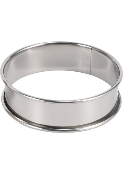 Çift Haddelenmiş Tart Halkaları Paslanmaz Çelik Yuvarlak Muffin Halkaları Crumpet, Tart, Muffin Yapımı Için Metal Crumpet Halkaları 12 (Yurt Dışından)