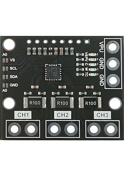 I2C Smbus INA3221 Üç Kanallı Şönt Akım Güç Kaynağı Gerilim Monitör Sensörü Devre Kartı Modülü INA219'U Pimlerle Değiştirin (Yurt Dışından)