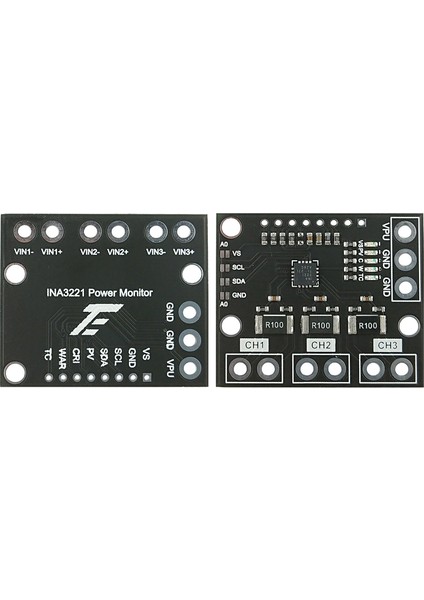 I2C Smbus INA3221 Üç Kanallı Şönt Akım Güç Kaynağı Gerilim Monitör Sensörü Devre Kartı Modülü INA219'U Pimlerle Değiştirin (Yurt Dışından)
