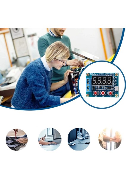 ZB2L3 18650 Test Cihazı Harici Yük Deşarj Tipi 1.2-12V 18650 Eşit Kapasiteli Test Cihazı Deşarj Ölçer (Yurt Dışından)