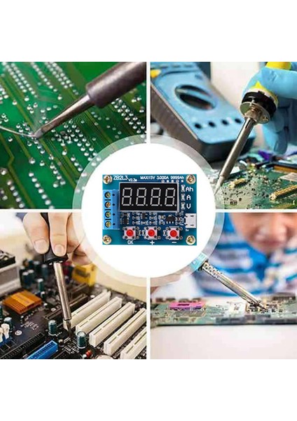 ZB2L3 18650 Test Cihazı Harici Yük Deşarj Tipi 1.2-12V 18650 Eşit Kapasiteli Test Cihazı Deşarj Ölçer (Yurt Dışından)