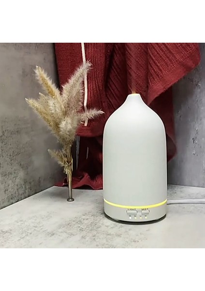Seramik Difüzör Otomatik Küçük Nemlendirici Otel Renkli Işıklar Difüzör Seramik Aromaterapi Makinesi, Ab Tak (Yurt Dışından)