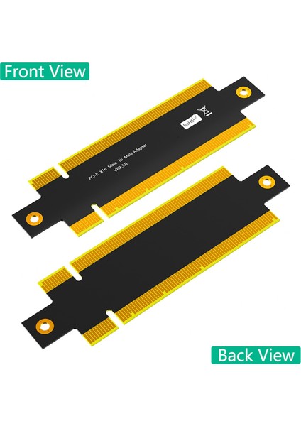 Pcı Express 3.0 16X Erkek - Erkek Adaptör Konnektörü Yükseltici Dönüştürücü Pcı-E X16 - -E X16 Pcb Kartı Tasarımını Uzatın (Yurt Dışından)