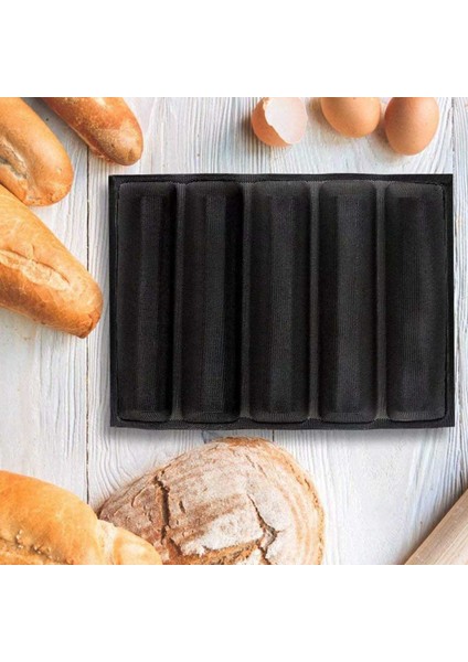 Adet Silikon Formlar Moldes Para Tava,delikli Ekmek Formu,ekmek Formu,yapışmaz Somun Tavası (Yurt Dışından)