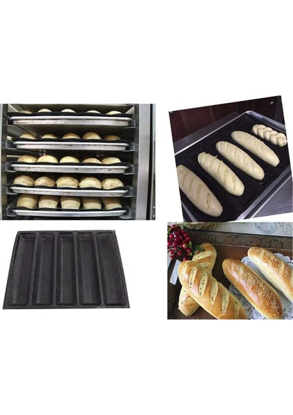 Adet Silikon Formlar Moldes Para Tava,delikli Ekmek Formu,ekmek Formu,yapışmaz Somun Tavası (Yurt Dışından)