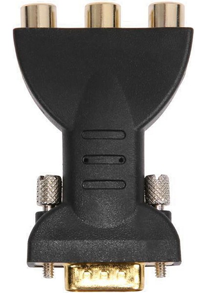 3rca Rgb Dişi - Hd 15-Pin VGA Stili Komponent Video Jak Adaptörü Dönüştürücü (Yurt Dışından)