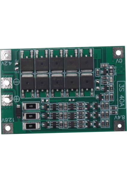 3s 40A Tornavida 12V Li-Ion 18650 Bms Pcm Koruma Levhası Bms Pcm Denge Liion Hücre Paketi Modülü ile (Yurt Dışından)