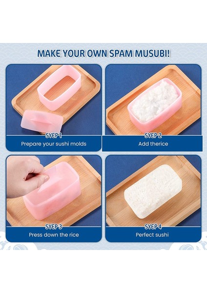 Musubi Basın Suşi Yapımcısı Onigiri Kalıp Yapışmaz Pirinç Topu Kalıp Hawaii Suşi Yapımcısı Ev Mutfak Restoran Için (Yurt Dışından) modelleri