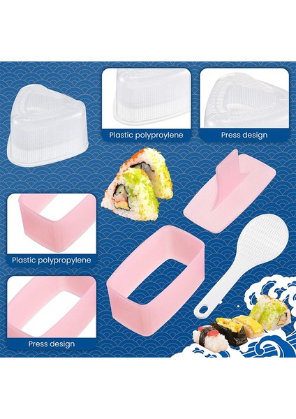 Musubi Basın Suşi Yapımcısı Onigiri Kalıp Yapışmaz Pirinç Topu Kalıp Hawaii Suşi Yapımcısı Ev Mutfak Restoran Için (Yurt Dışından) indirimleri