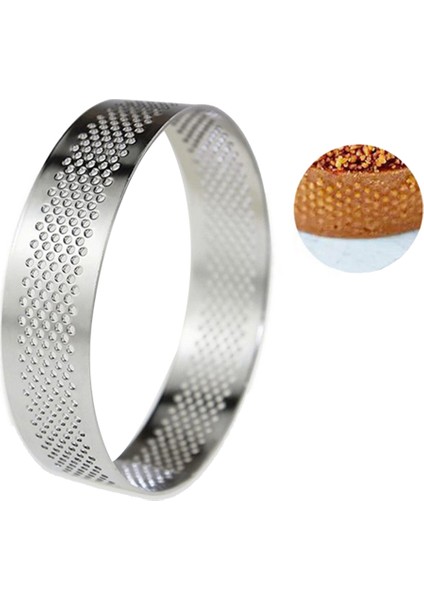 16 Adet 8 cm Paslanmaz Çelik Tartlet Fransız Tatlı Mus Meyveli Turta Tart Yüzük Kiş Kek Kalıbı (Yurt Dışından) indirimleri