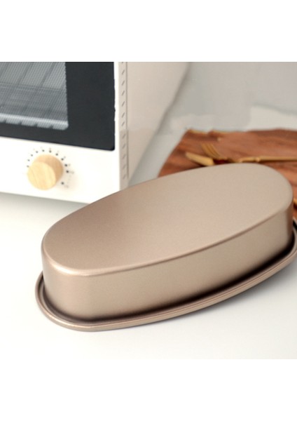 3 Parça Yapışmaz Oval Şekil Kek Tava Cheesecake Somun Ekmek Kalıp Fırın Tepsisi Fırın ve Pişirme Için (Yurt Dışından) fırsatları