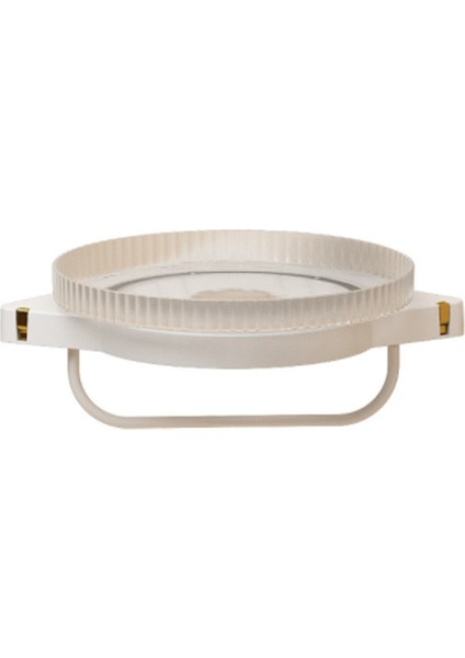 Mutfak Depolama Rafı Dönen Mutfak Düzenleyici Köşe Raf Rafları Baharat Rafları Raflar Mutfak Aksesuarları Beyaz (Yurt Dışından)