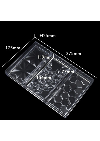 Çikolata Cadny Bar Kalıp Polikarbonat Çikolata Kalıp Plastik Pişirme Pasta Kek Kalıbı Bonbon Şekerleme Aracı (Yurt Dışından) fiyatları