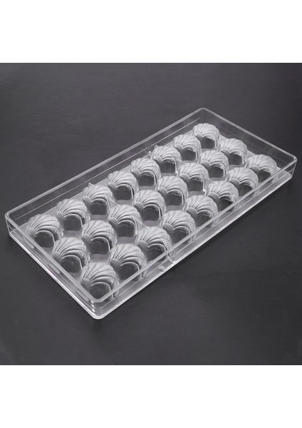 Kabuk Şekli Sert Çikolata Kalıp 3D Deniz Kabuğu Polikarbonat Şeffaf Buz Jöle Şeker Kalıbı (Yurt Dışından) modelleri