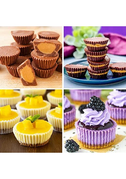 Fıstıklı Fincan Kek Kalıbı, Isırık Boyutu Yağ Için Silikon Mini Tart Tava, Muffin Kek Için Silikon Çikolata Şeker Kalıbı (Yurt Dışından)
