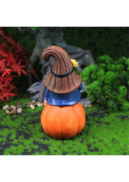Güz Cüceler Heykeli Dekor, Sgiving Gnome Kabak Gnome Beyaz Sakal Gnome Heykeli Güz Kabak Peri Heykeli Reçine Deco (Yurt Dışından) fırsatları