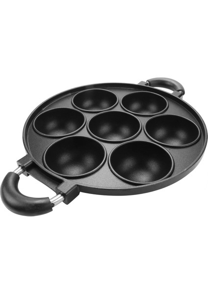 Delikli Pişirme Kek Tavası Dökme Demir Omlet Tava Yapışmaz Tencere Kahvaltı Yumurta Pişiricisi Kek Kalıbı Mutfak Tencere (Yurt Dışından)