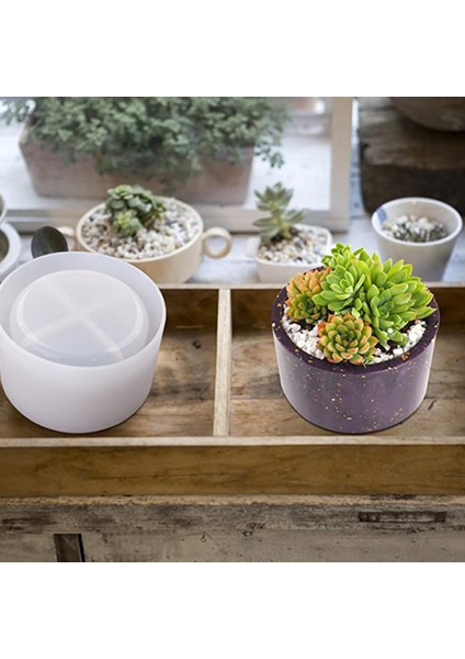 Reçine Silikon Kalıp, Dıy Saksı Kalıbı, Etli Bitki Kalıbı, Kalem Tutucu Kalıbı, Reçine Sanat Kalıbı(S) (Yurt Dışından) fırsatları