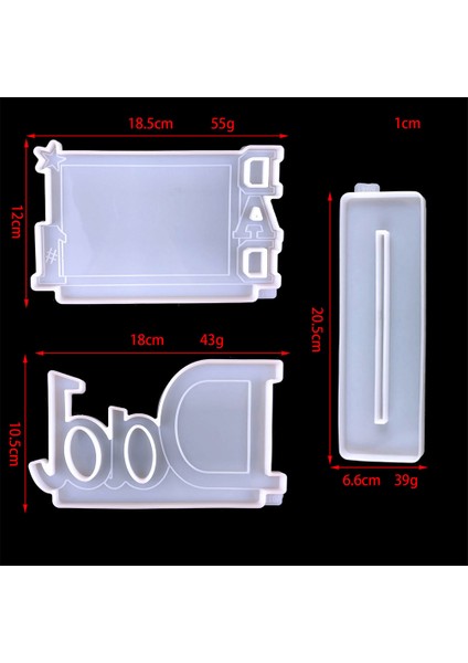 2 Adet Dıy Fotoğraf Baba Standı Seti Dekoratif Silikon Kalıp Babalar Günü Kristal Epoksi Reçine Kalıp A (Yurt Dışından) indirimleri