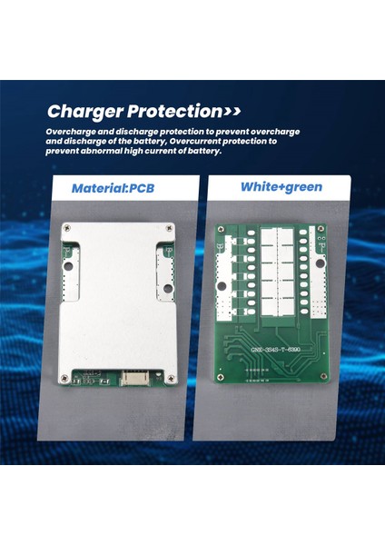 4s 12V 800A Bms Li-Iron Lityum Şarj Koruma Kartı, Güç Dengesi/geliştirilmiş Pcb Koruma Kartı (Yurt Dışından)