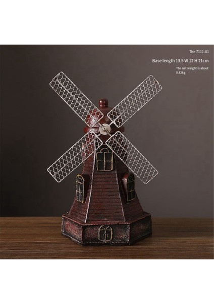 Kumbara Reçine Kumbara Retro Savingbox Retro Tasarruf Potu Fırıldak El Sanatları Hollanda Reçine El Sanatları Reçine Tasarruf Kutusu, A-1 (Yurt Dışından)