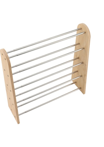 Geri Çekilebilir Lezzet Depolama Rafı, Deliksiz Raf, Dolap Rafı, Çok Katmanlı Mutfak Paslanmaz Çelik Baharat Rafı (Yurt Dışından)