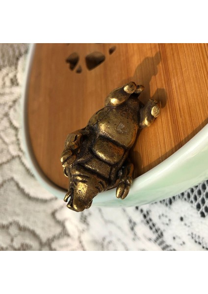 Retro Sıkıntılı El Sanatları Küçük Yaban Domuzu Koleksiyonu Çay Hayvan Bronz Heykel Süsler (Yurt Dışından) fırsatları