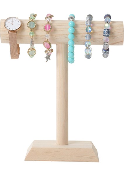 Taşınabilir Bilezik Zinciri T-Bar Raf Takı Ekran Standı Bileklik Izle Kolye Ev Organizasyon Tutucu Vitrin B (Yurt Dışından) indirimleri