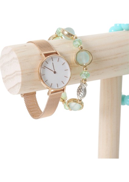 Taşınabilir Bilezik Zinciri T-Bar Raf Takı Ekran Standı Bileklik Izle Kolye Ev Organizasyon Tutucu Vitrin A (Yurt Dışından) fırsatları