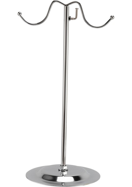 Metal Çanta Rafı Kadın Çanta Ekran Standı Çift Kanca Ayarlanabilir Paslanmaz Çelik Tutucu (Yurt Dışından)