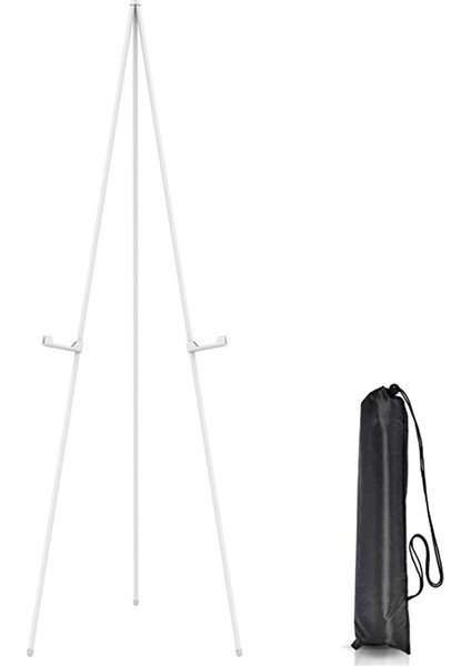 Beyaz Şövale Standı Düğün Tabelası ve POSTERI-63INTALL Şövale Ekran Tutucu-Katlanabilir Taşınabilir Poster Şövale (Yurt Dışından)