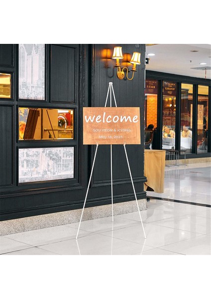 Beyaz Şövale Standı Düğün Tabelası ve POSTERI-63INTALL Şövale Ekran Tutucu-Katlanabilir Taşınabilir Poster Şövale (Yurt Dışından) modelleri