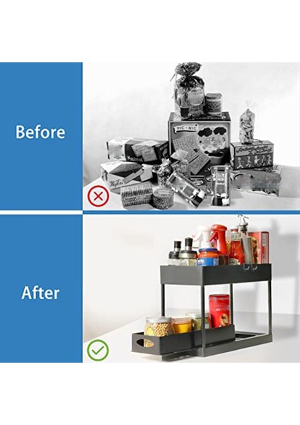 Organizatörler ve Depolama, Kancalı Banyo Organizatörü, 2 Katlı Banyo Dolabı Organizatörü (Yurt Dışından) modelleri